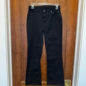 Harley‎ Davidson Dress Black Stretch Pants Women's 4 Flawed Hem